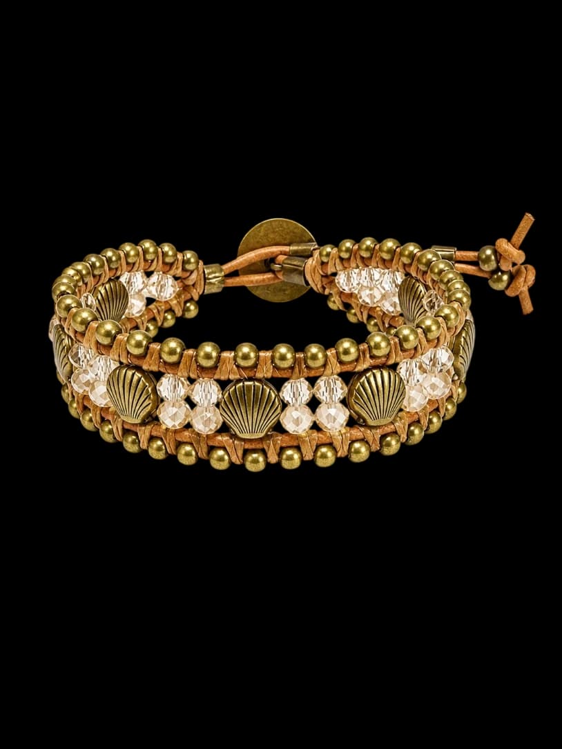 Pulseira Wrapp Conchas