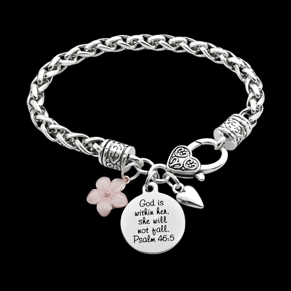 Pulseira Flor Da Fé