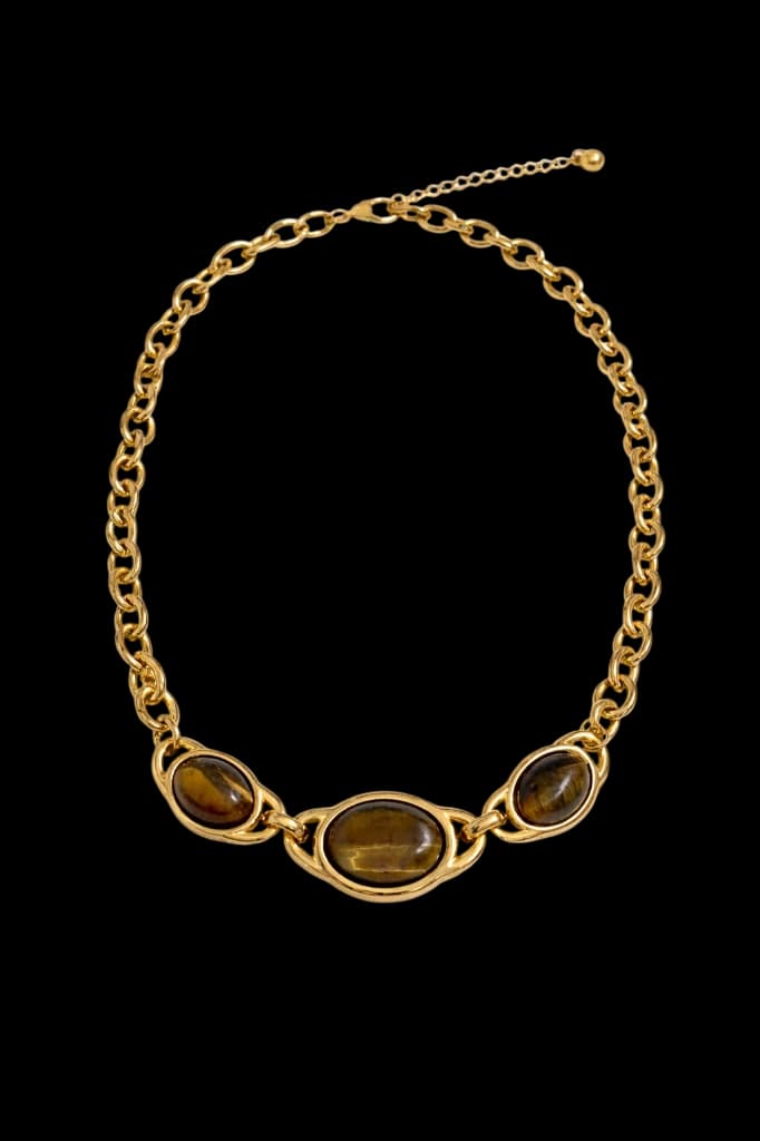 Colar Aço Lumina Tigre 