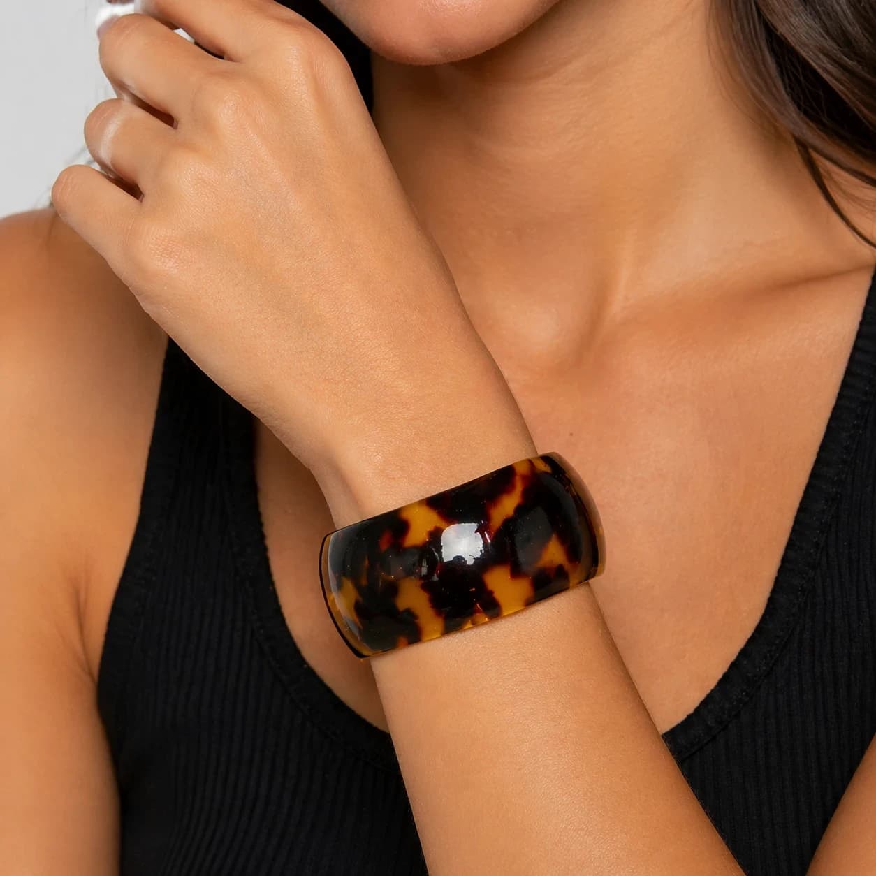 Bracelete Resina Tartaruga