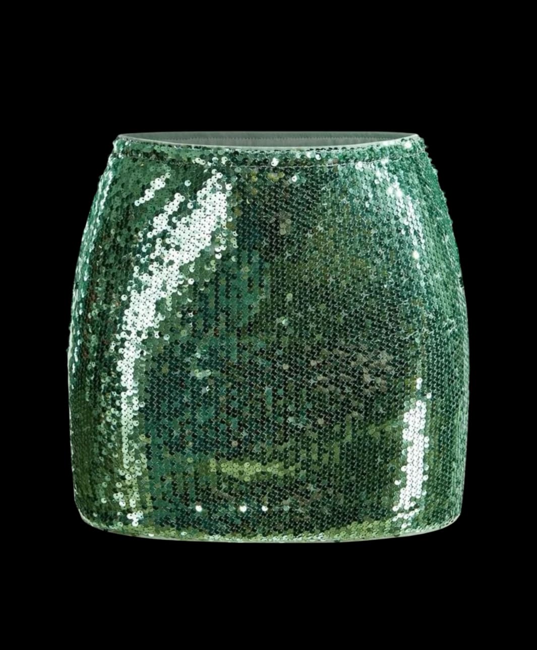 Saia Com Paetês Finos Premium