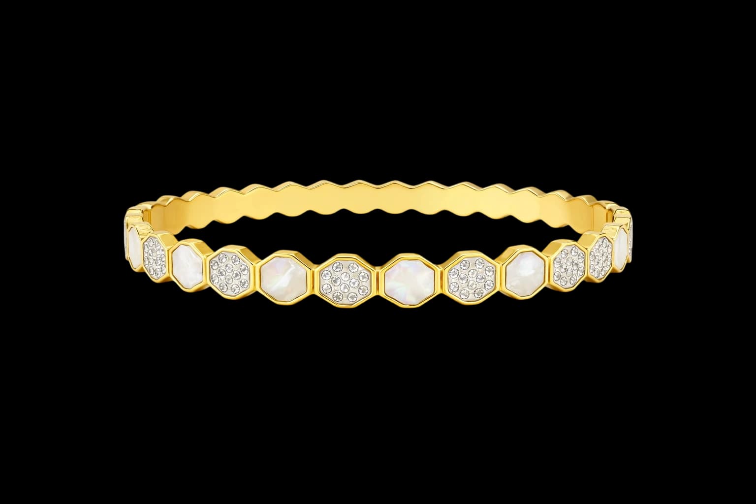 Bracelete Colmeia Elegance Aço