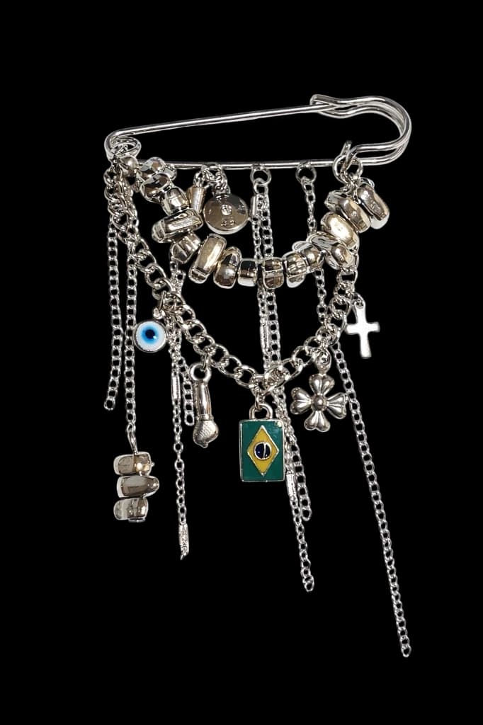 Alfinete Amuleto Brasil