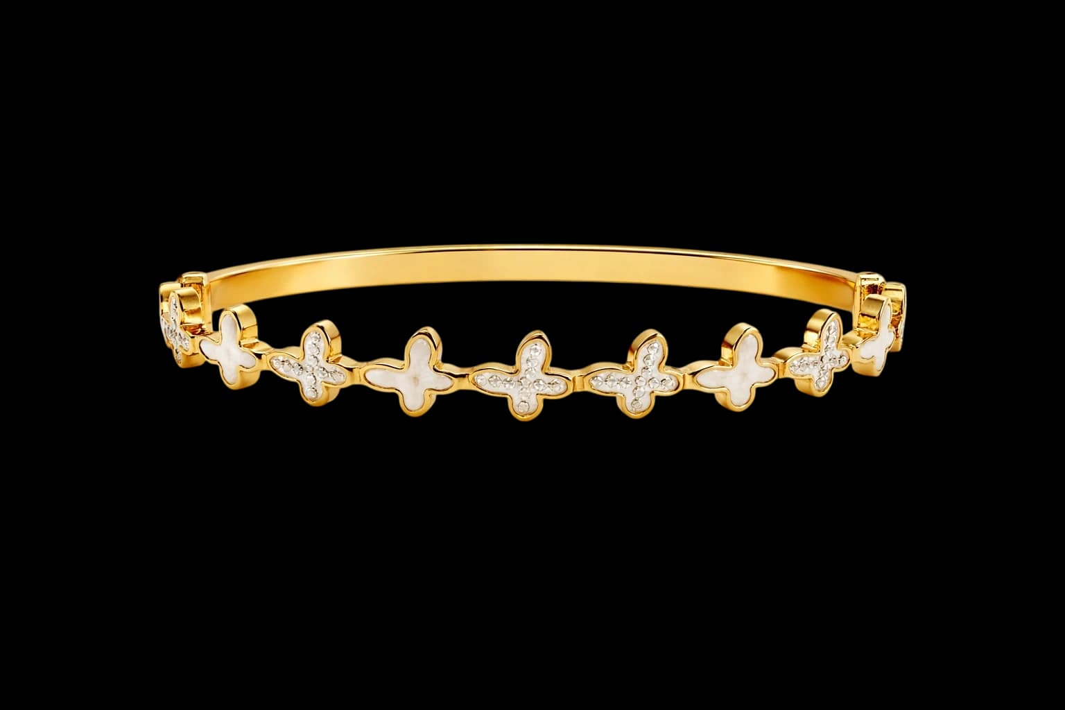 Bracelete Borboleta Lumière Aço