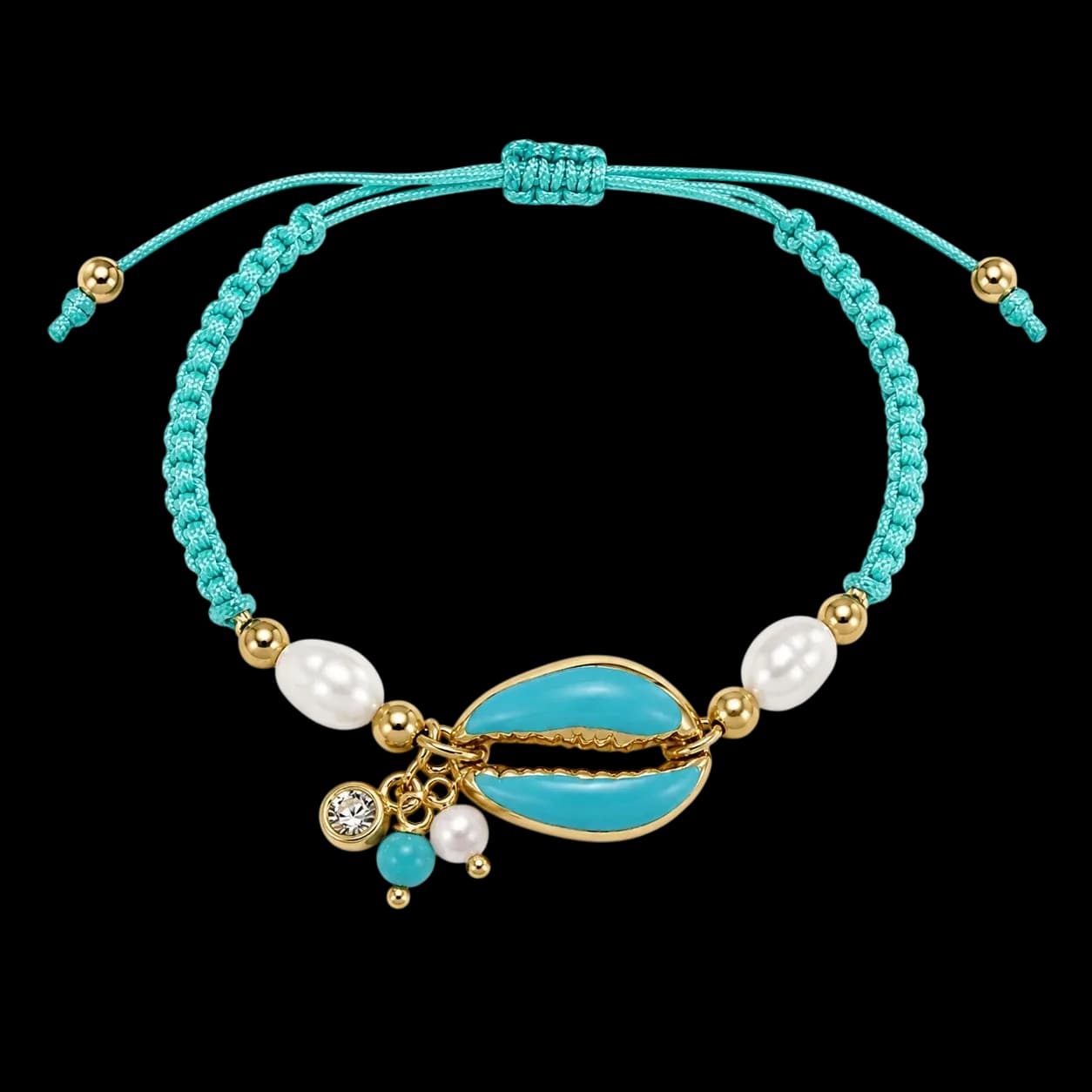 Pulseira Macramê Búzios  Maré