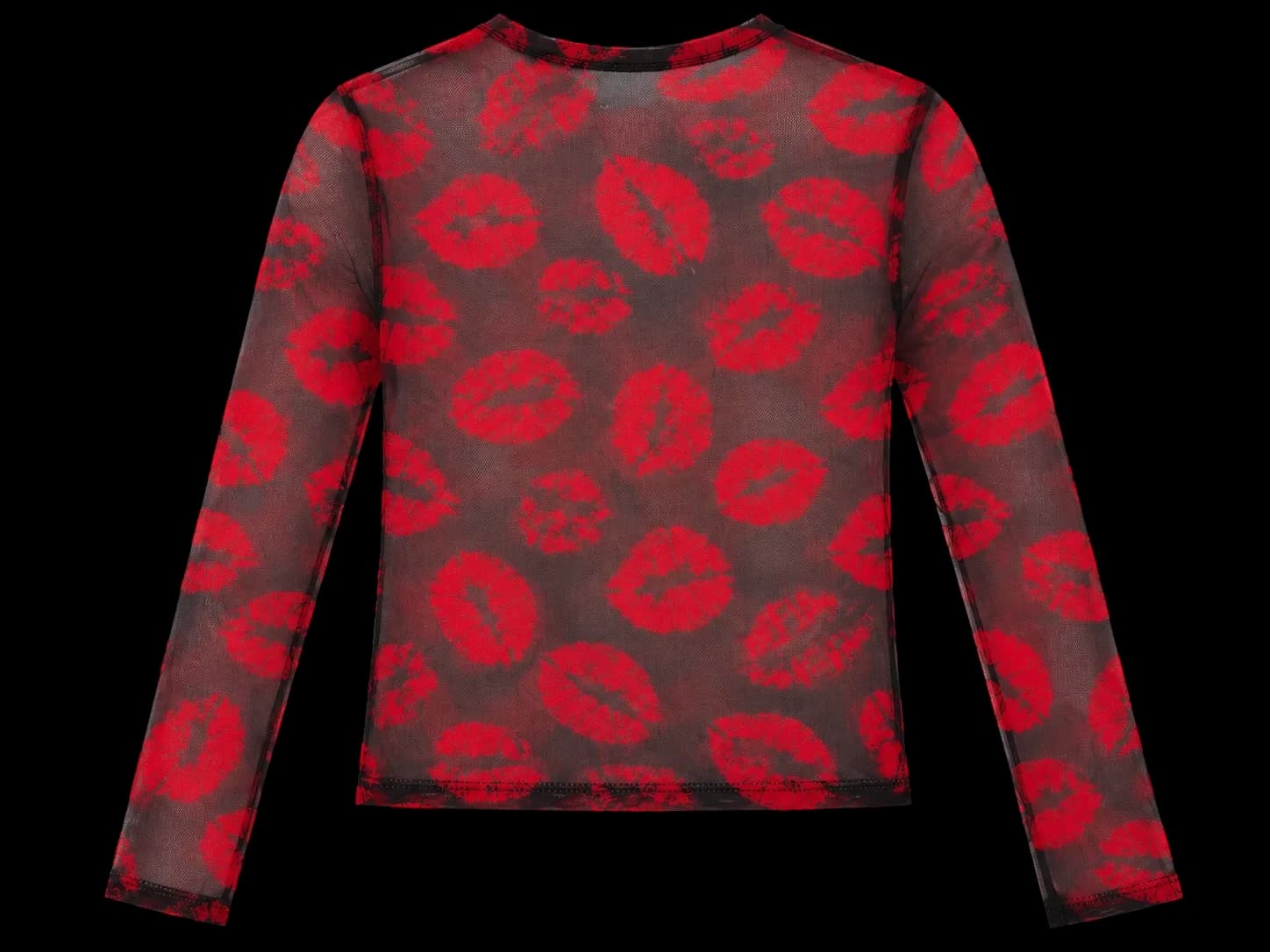 Blusa Manga Tule Rock Kiss