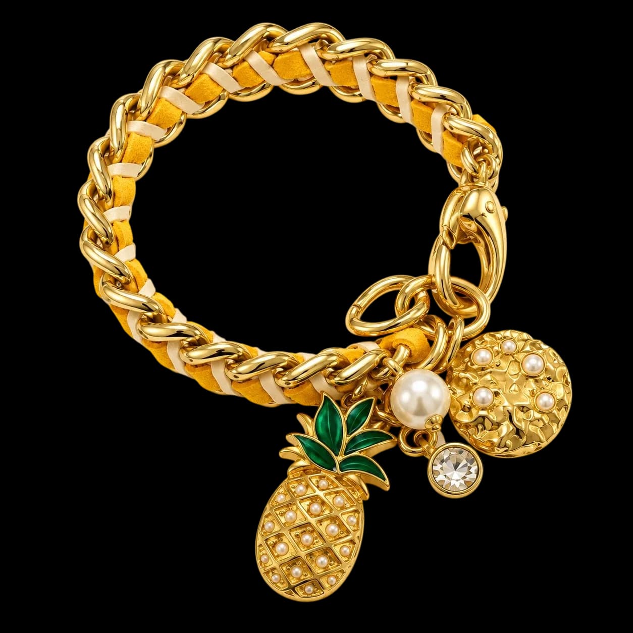 Pulseira Abacaxi Tropical