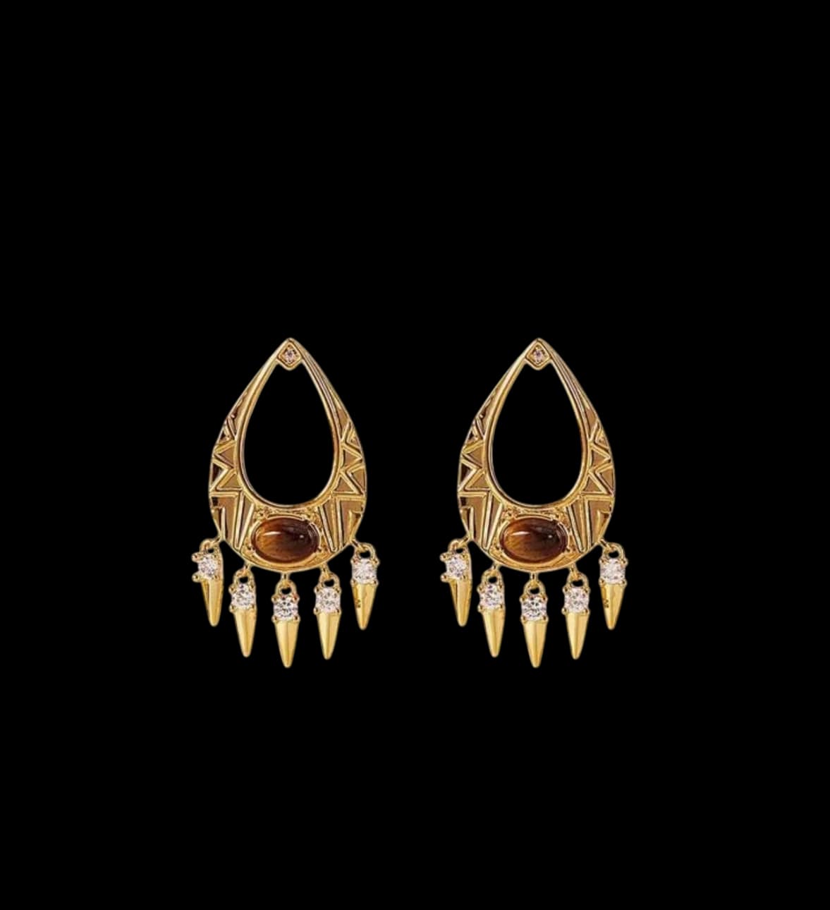 Brinco Poder Do Tigre 18k