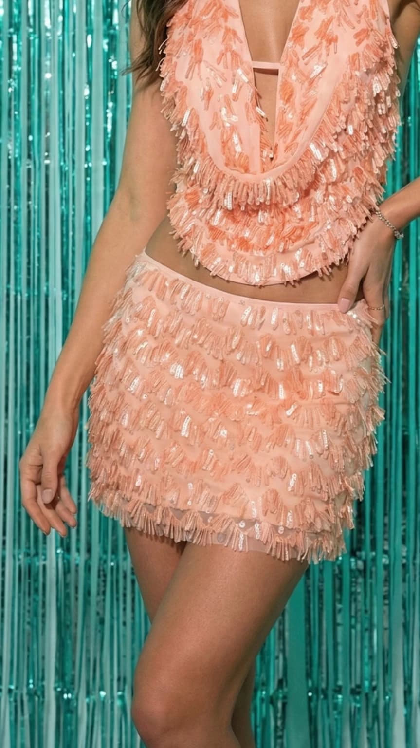 Saia Mini Franjas 