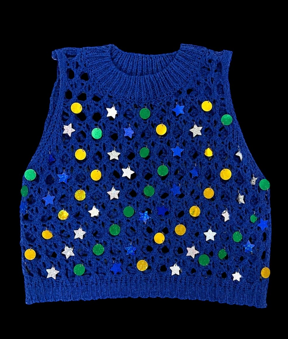 Blusa Tricot Estrelas Do Hexa