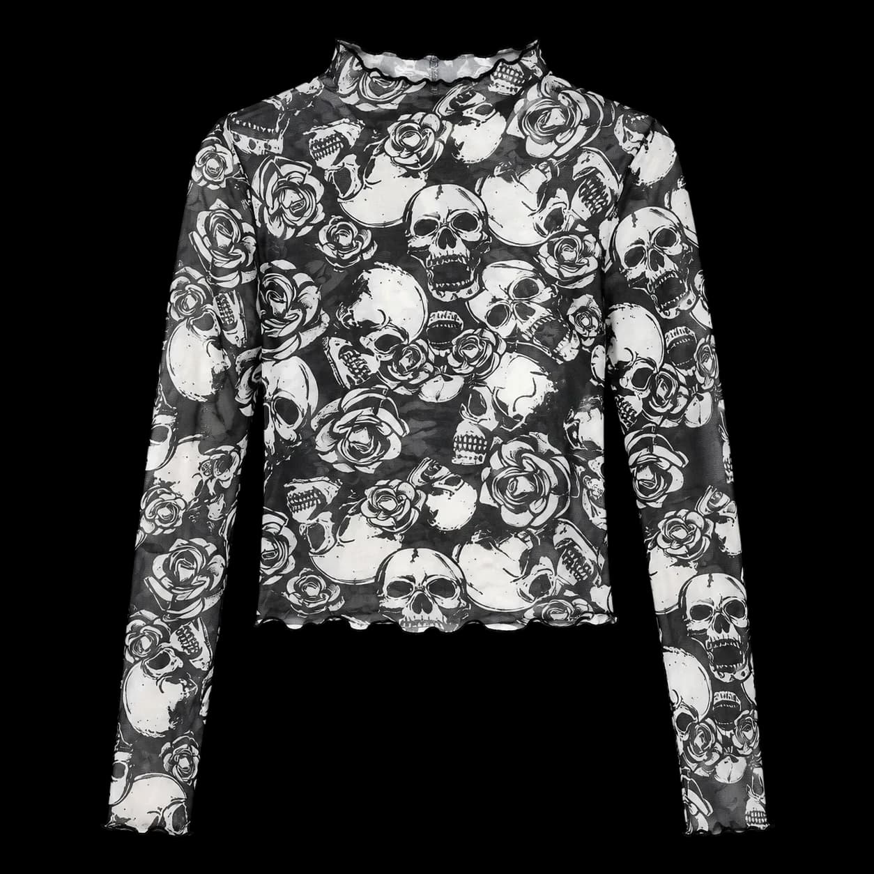Blusa Tule Caveira