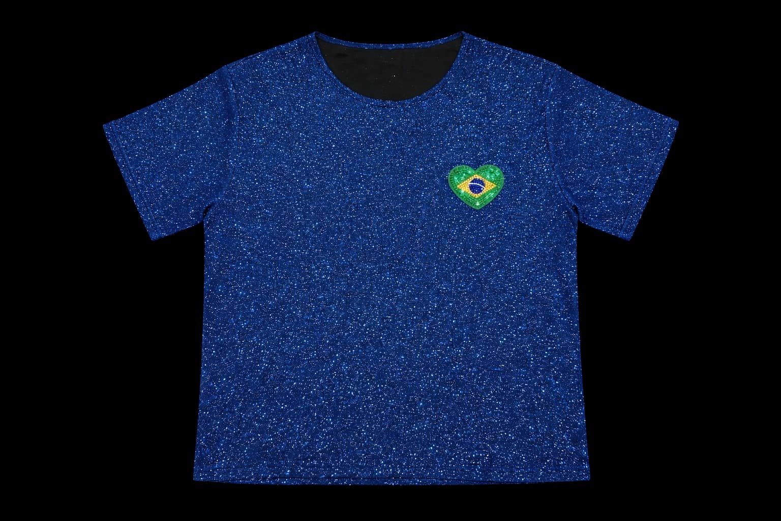 Blusa Azul Em Campo