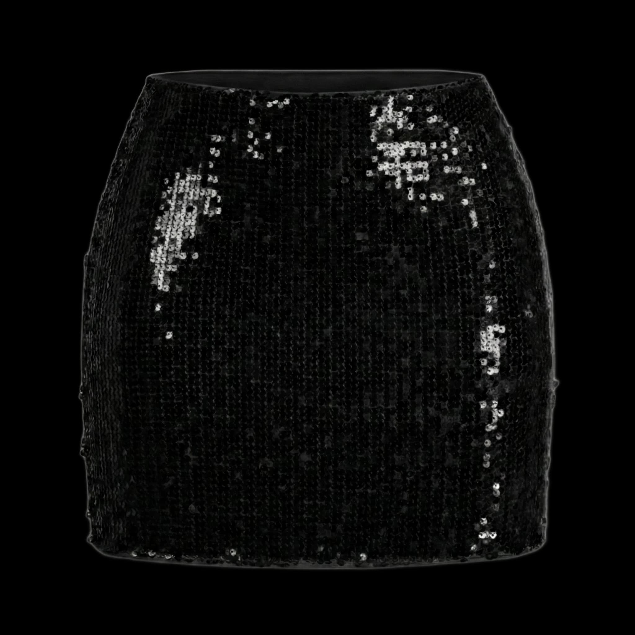 Saia Com Paetês Finos Premium