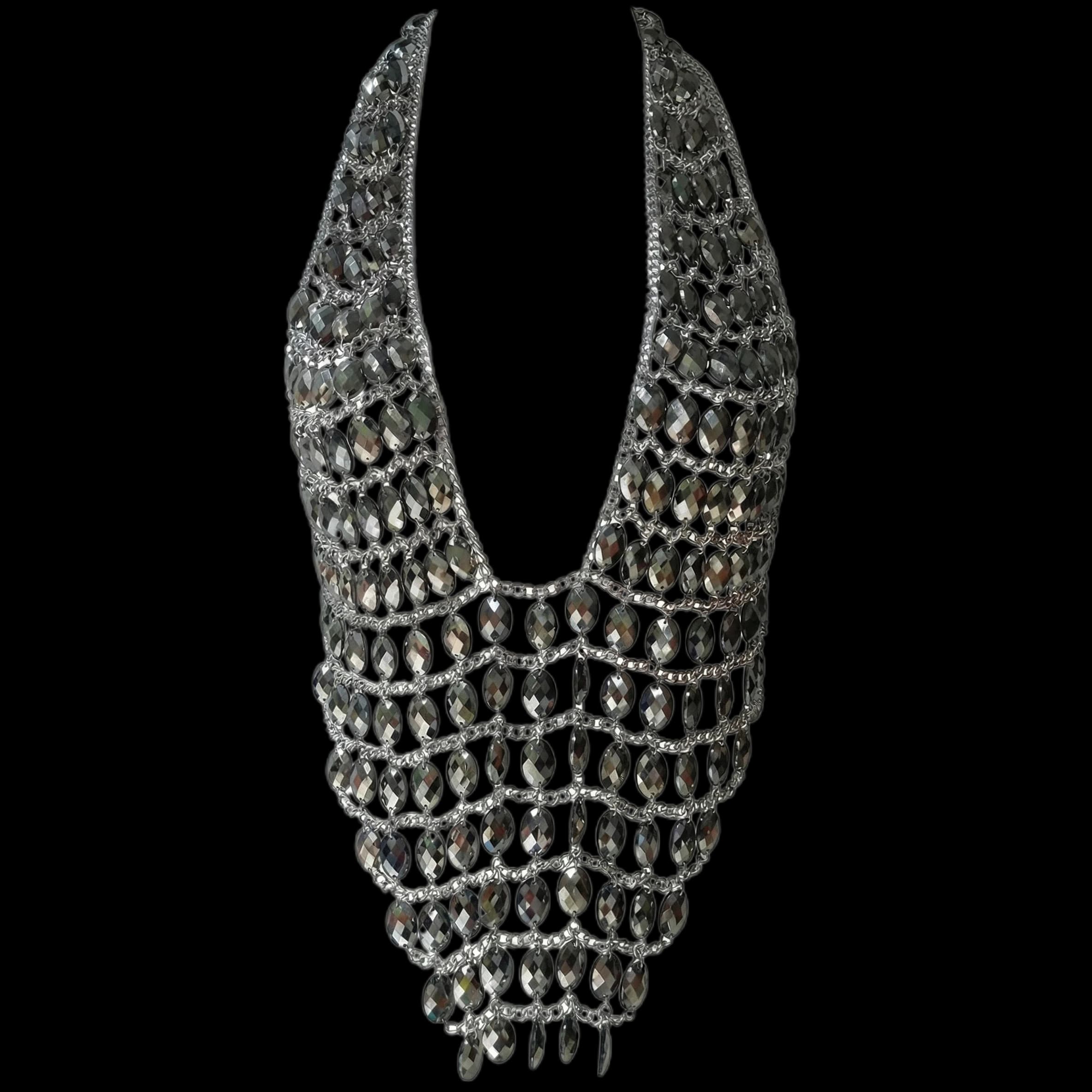 Frente Única Pedraria Oval Grafite