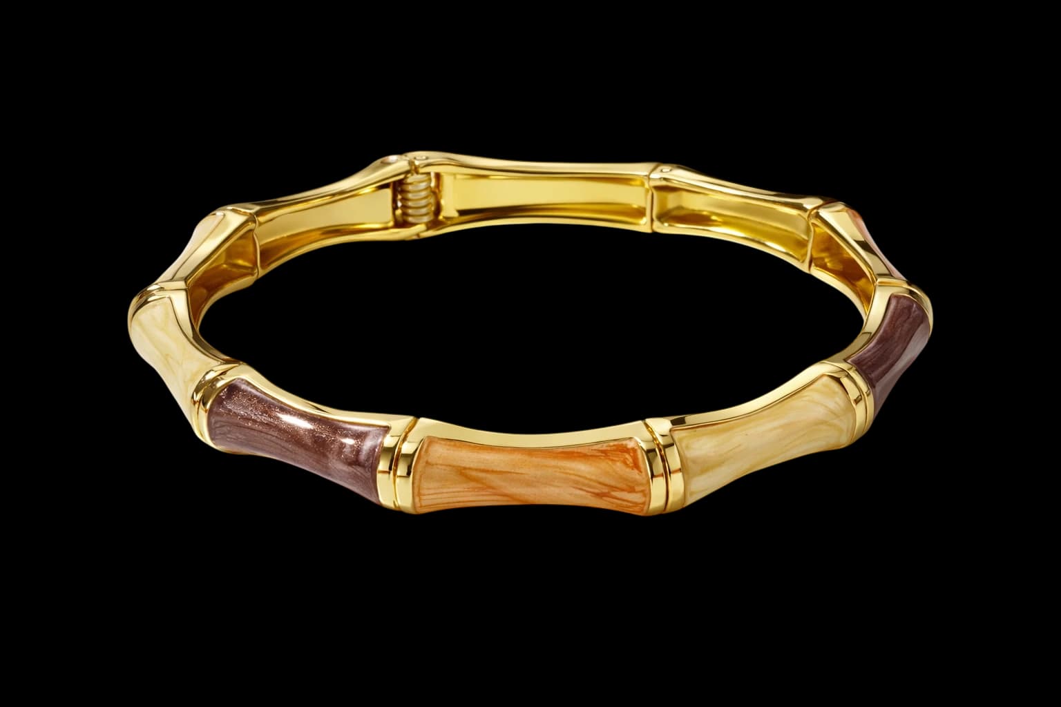 Bracelete Bambu Esmaltado Rosê