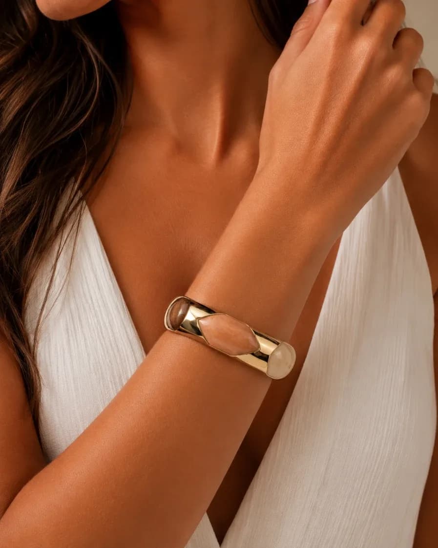 Bracelete Duna Esmaltado